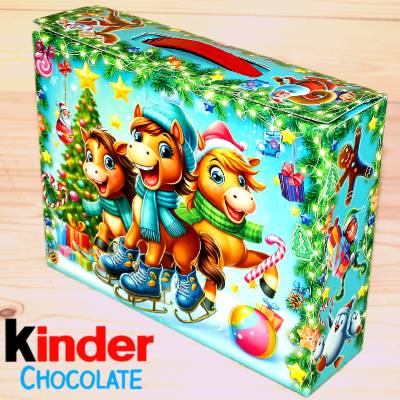 Киндер-подарок в картонной упаковке с символом 2026 в Кубинке