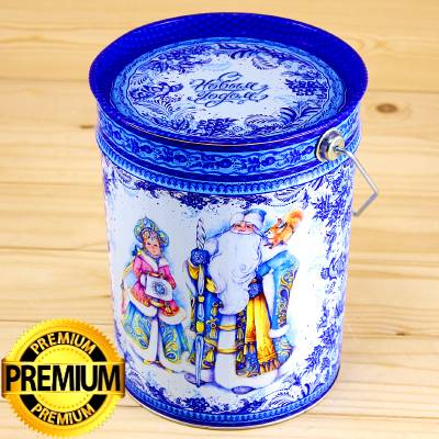 Премиум подарок в жестяной упаковке на Новый 2026 год в Кубинке