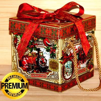 Премиум подарок в картонной упаковке на Новый 2026 год в Кубинке
