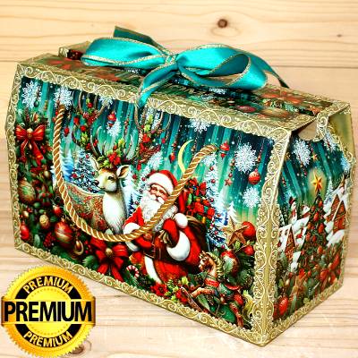 Премиум подарок в картонной упаковке на Новый 2026 год в Кубинке