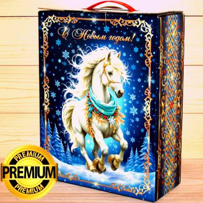 Премиум подарок в картонной упаковке на Новый 2026 год в Кубинке