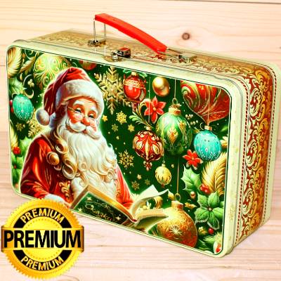 Премиум подарок в жестяной упаковке на Новый 2026 год в Кубинке