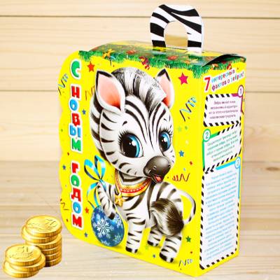 Сладкий новогодний подарок детям с символом 2026 года в Кубинке