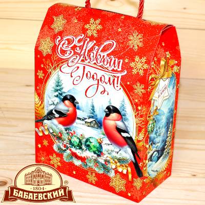 Бабаевский сладкий новогодний подарок -Снегири 2026 в Кубинке