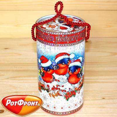 Сладкий новогодний подарок от Рот-Фронт в картонной упаковке в Кубинке