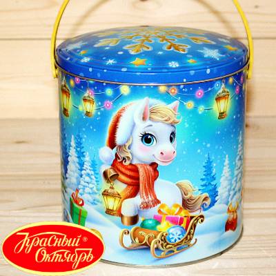 Подарок в жестяной упаковке от Красного Октября весом 1000 грамм в Кубинке