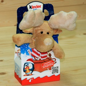 Киндер-подарок с игрушкой Лось весом 137,5 грамм в Кубинке